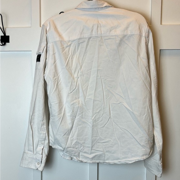Marc Ecko Cut & Sew Mens Long Sleeve Casual Button Down Shirt Size Large White - Picture 5 of 8